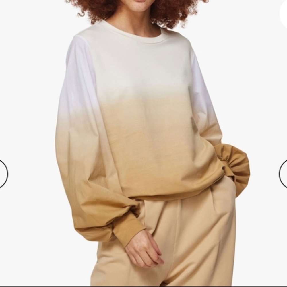 Dorothee Schumacher Colorblock Crew Neck Sweater